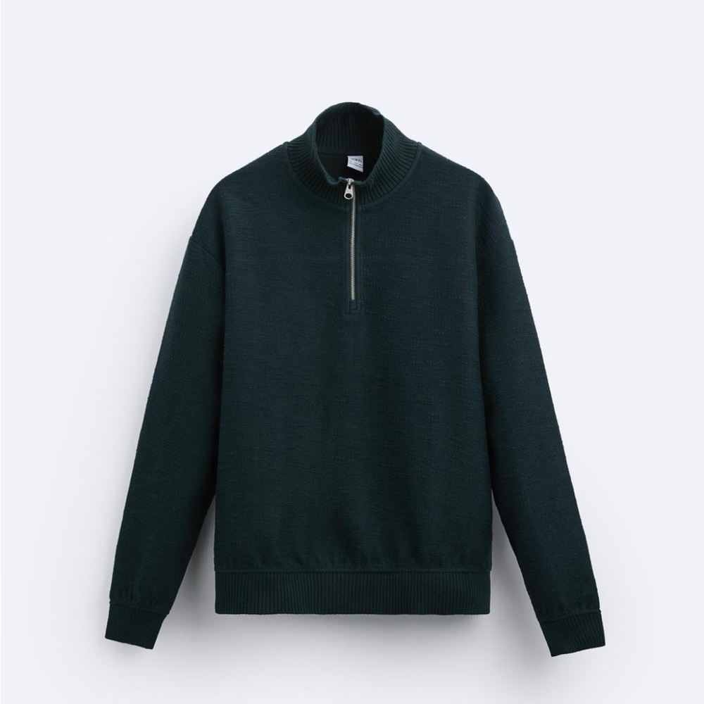 NWT! Men’s Zara Quarterzip Sweater